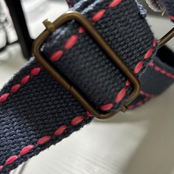 Caribbean Joe Flamingo Palm Print Crossbody Canvas Tropical Travel Bag - Picture 14 of 15